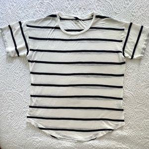 Madewell 100% cotton striped t shirt